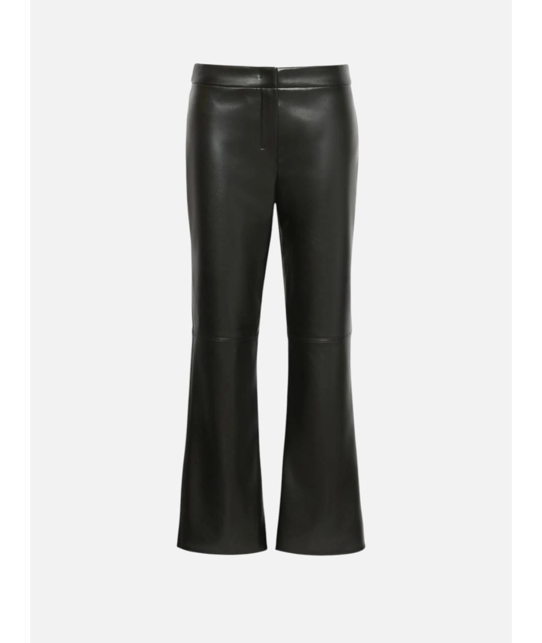 'S MAX MARA Черные полиэстеровые прямые брюки, фото 1