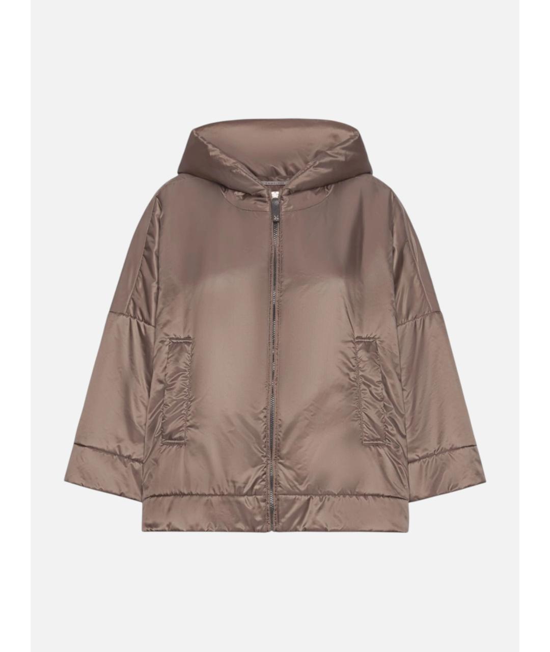 'S MAX MARA Коричневая полиэстеровая куртка, фото 1