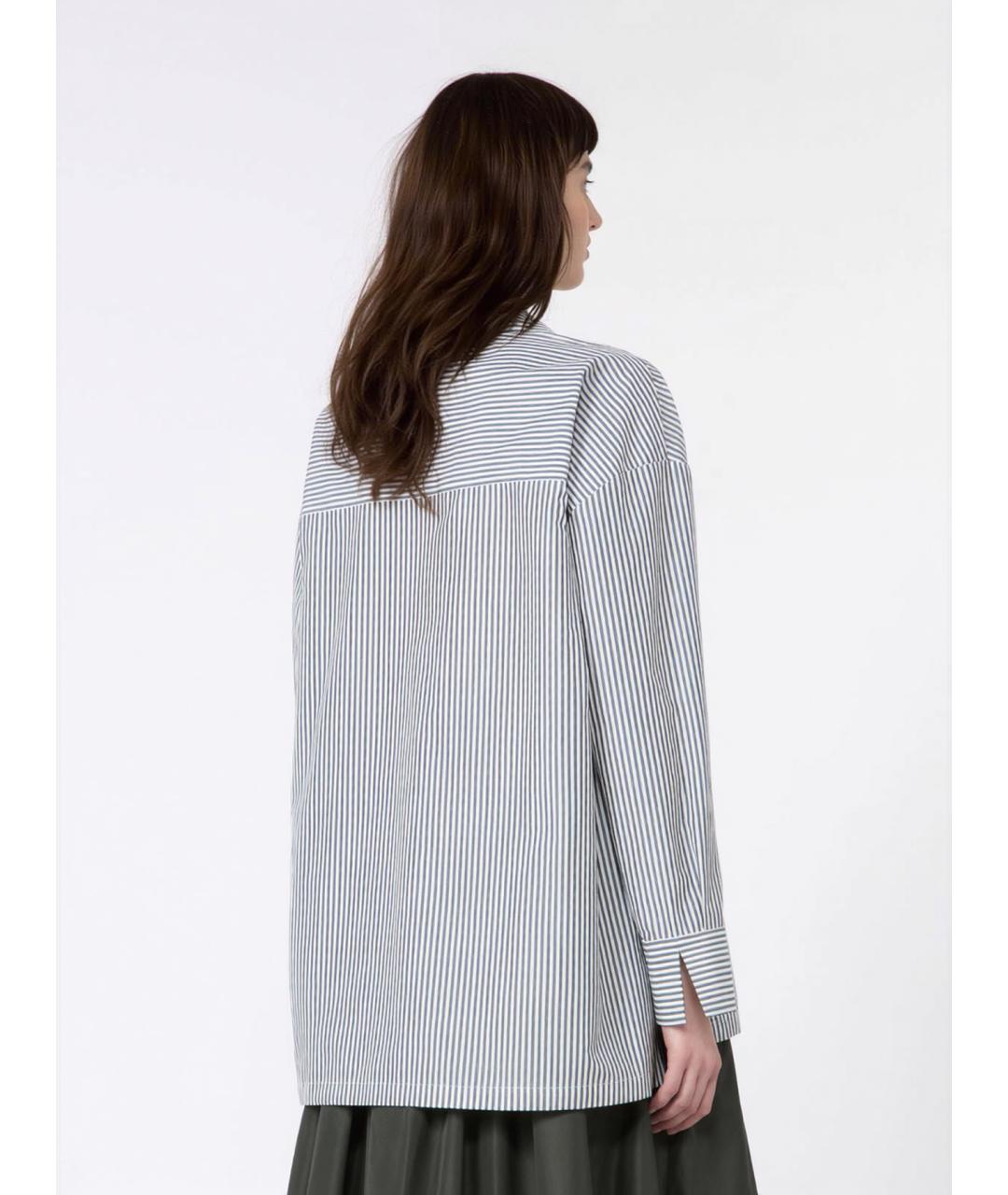 'S MAX MARA Зеленая хлопковая рубашка, фото 4