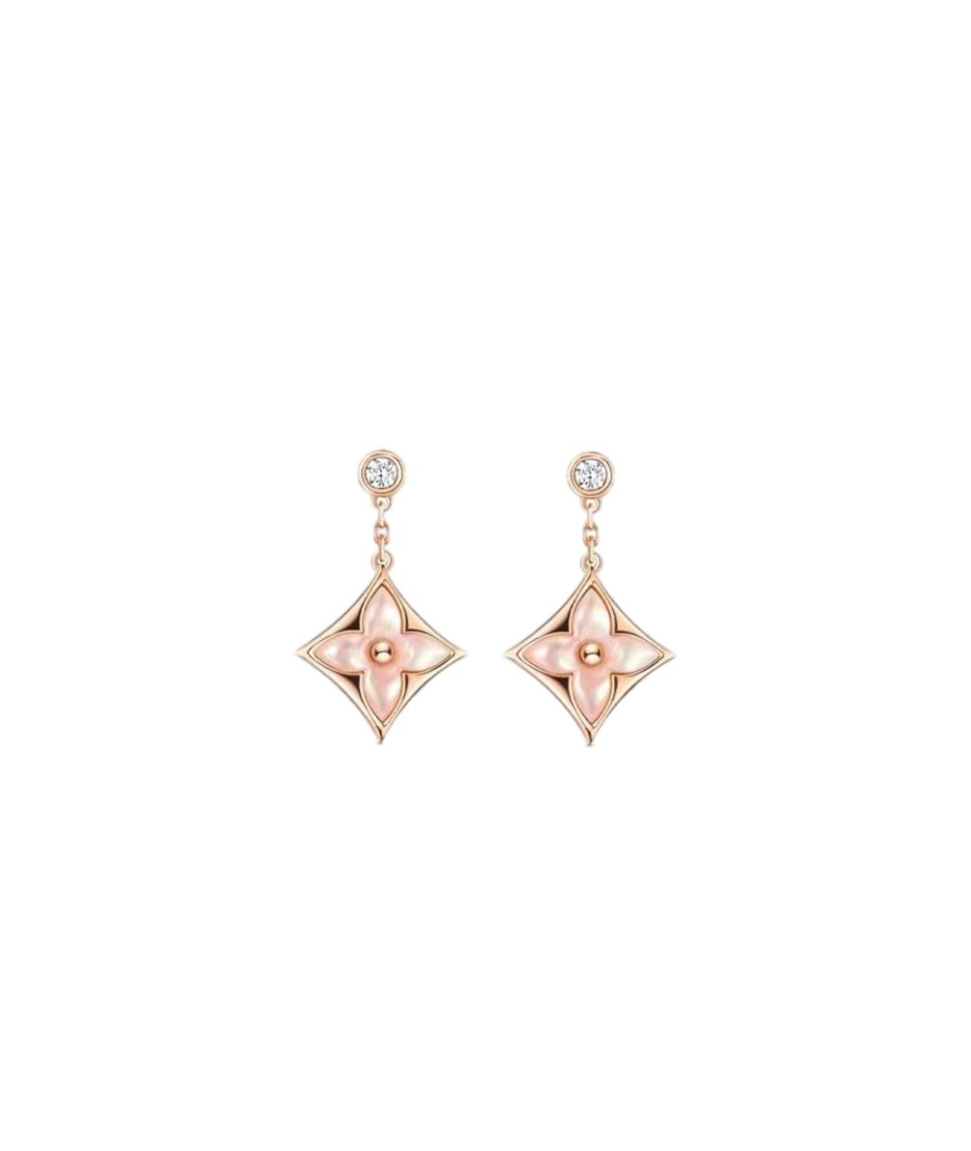 LOUIS VUITTON Золотые серьги, фото 6