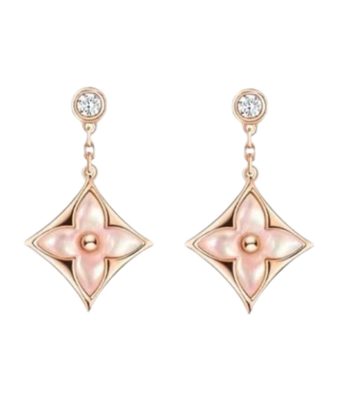 LOUIS VUITTON Золотые серьги, фото 1