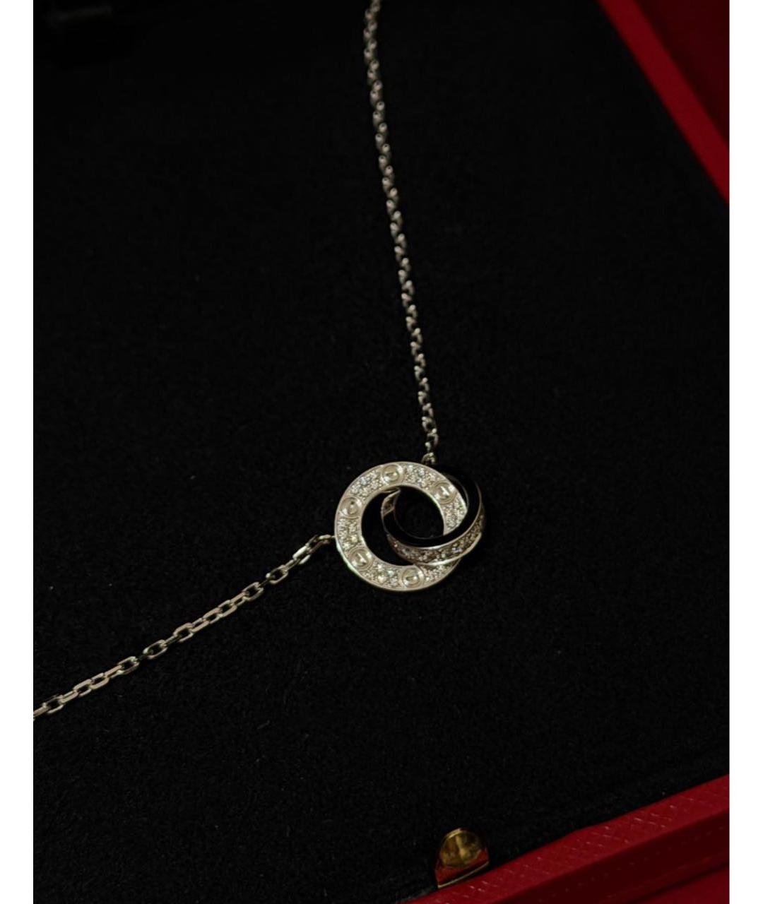 CARTIER Белое колье из белого золота, фото 4