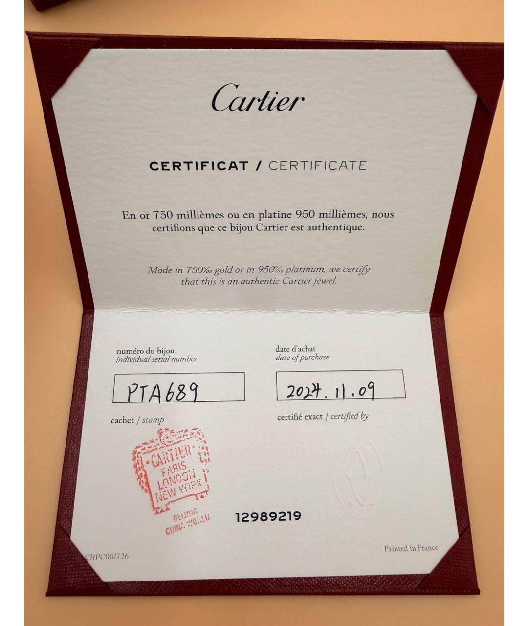 CARTIER Белое колье из белого золота, фото 5