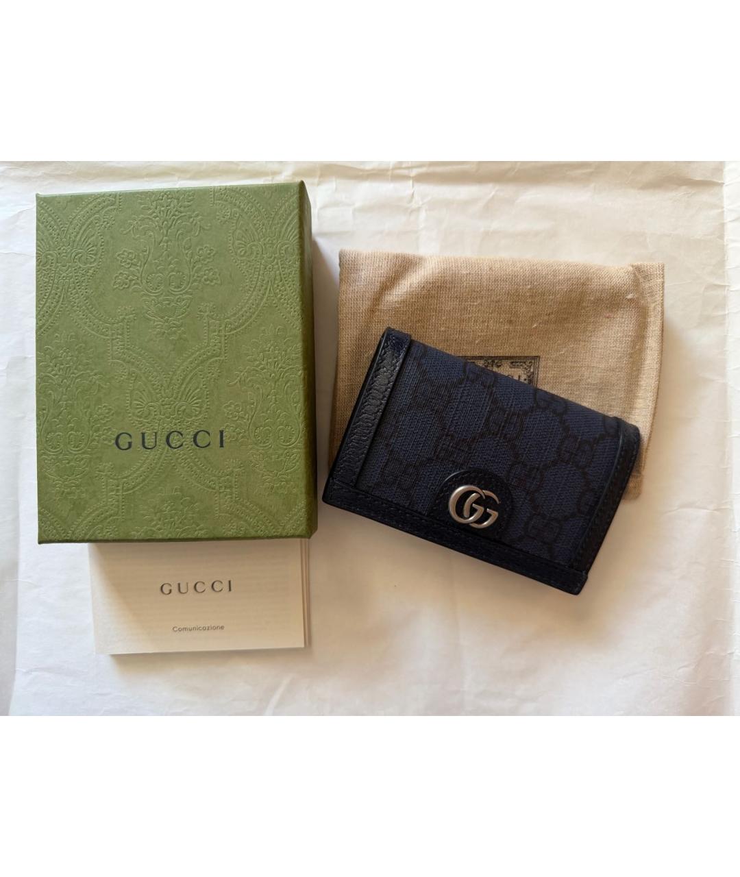 GUCCI Темно-синий кардхолдер, фото 6