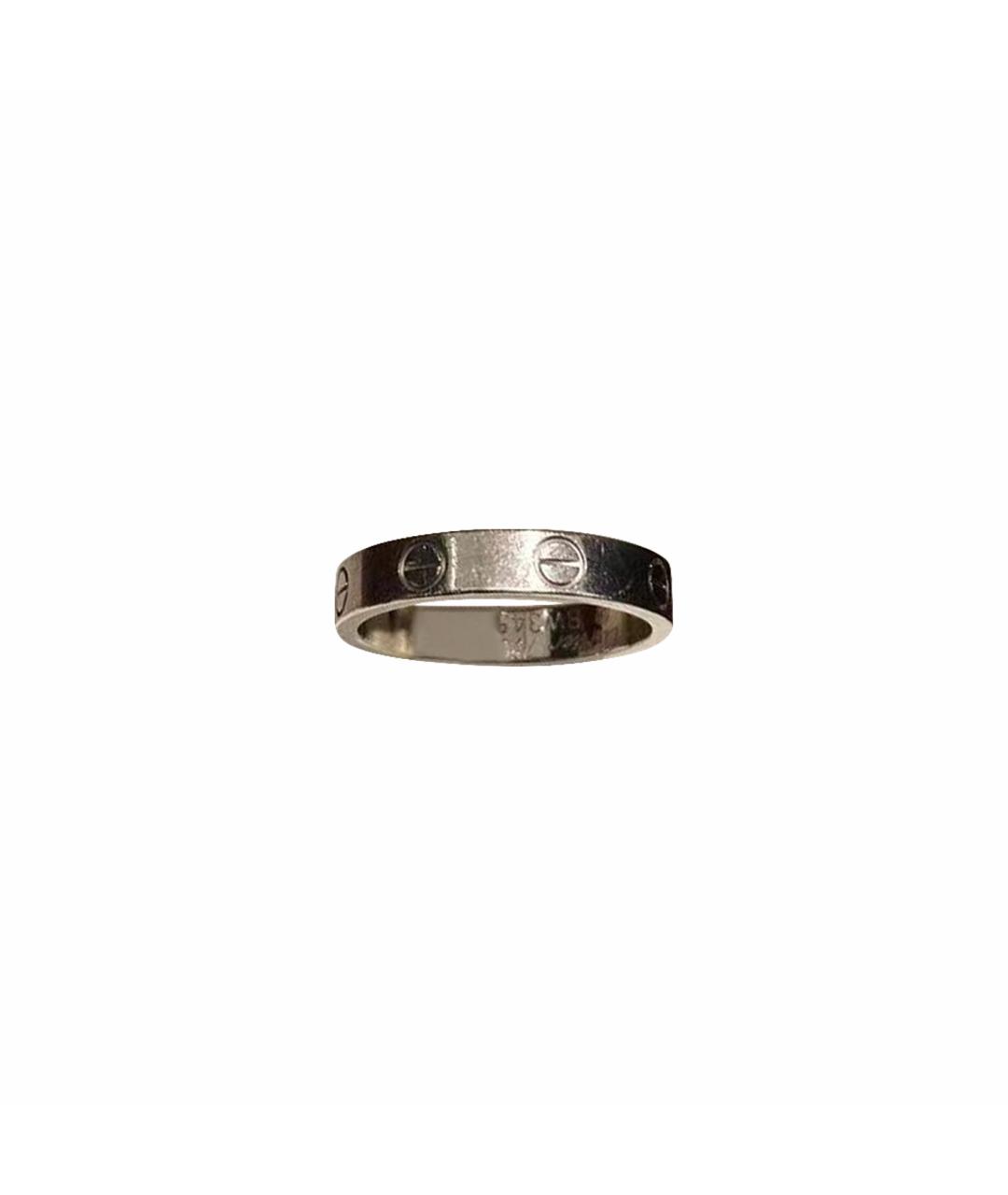 CARTIER Серебряное кольцо из белого золота, фото 1