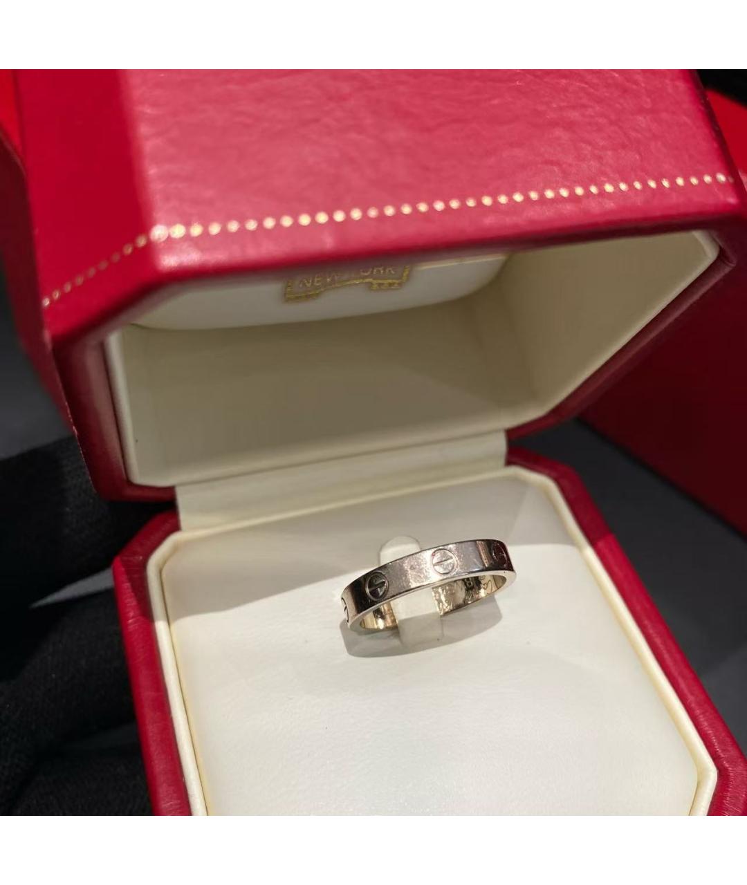 CARTIER Серебряное кольцо из белого золота, фото 4