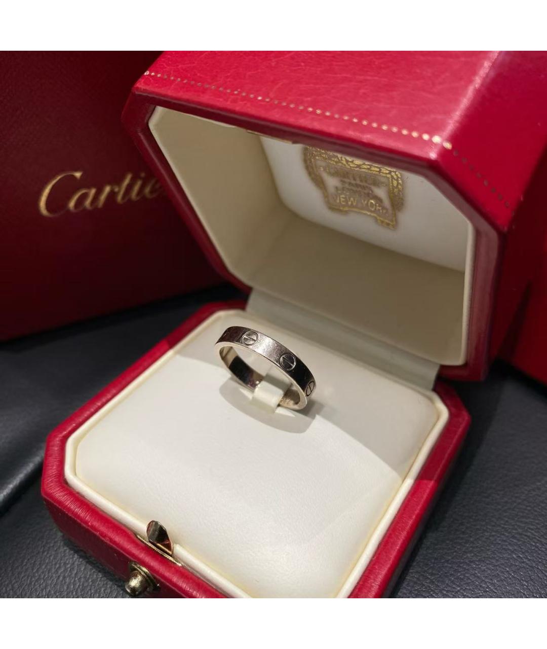 CARTIER Серебряное кольцо из белого золота, фото 3