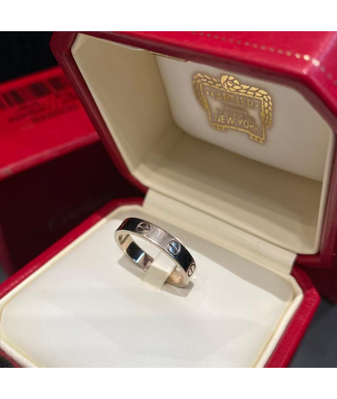 CARTIER Серебряное кольцо из белого золота, фото 5