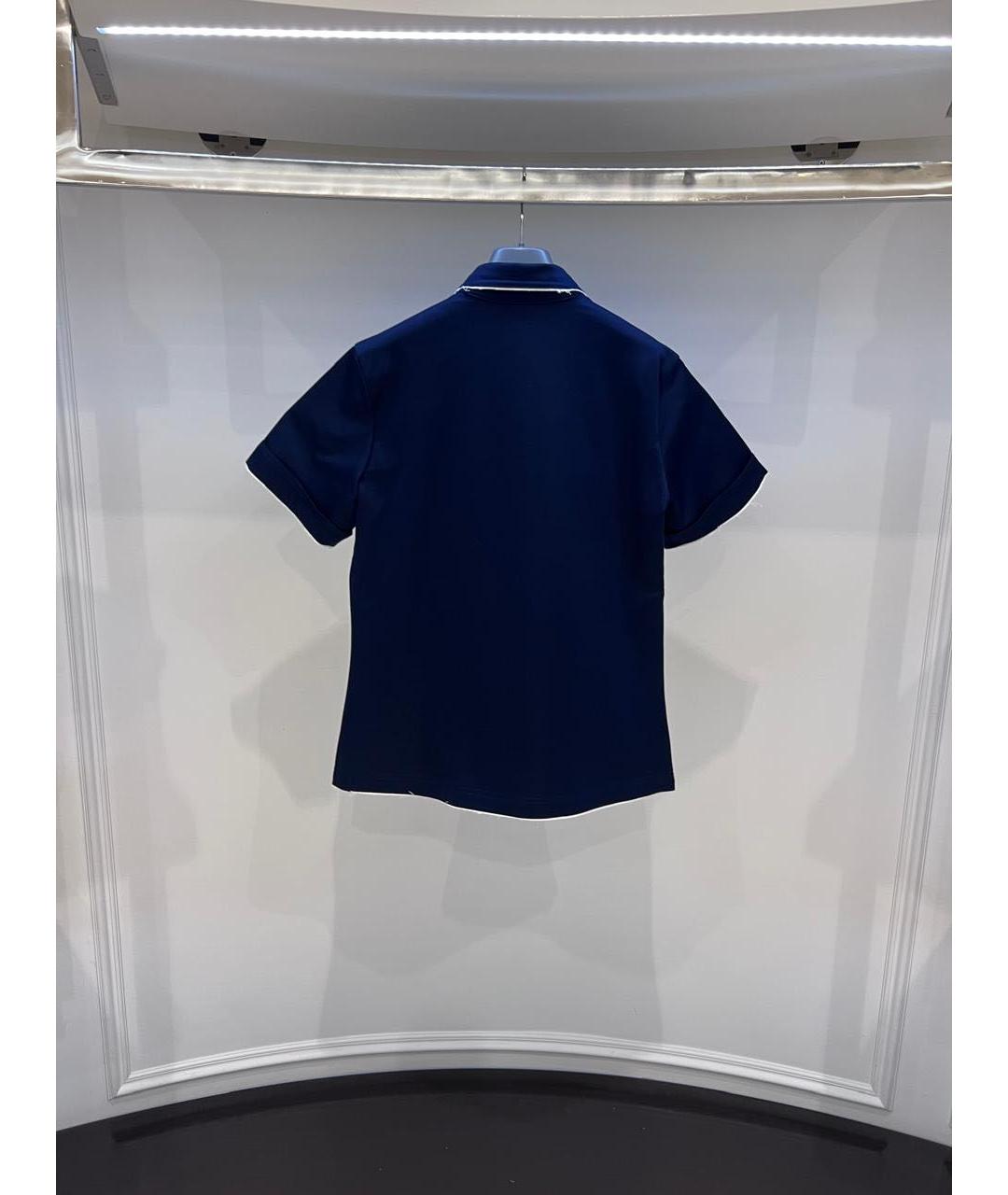 PRADA Темно-синяя футболка, фото 3