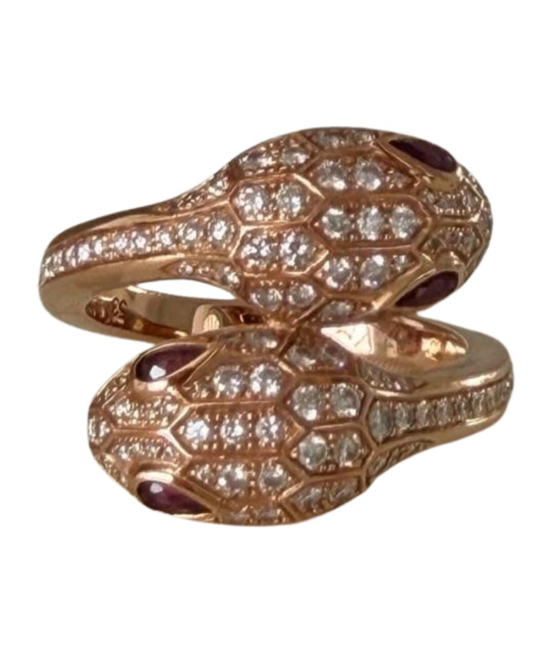 BVLGARI Золотое кольцо из розового золота, фото 1
