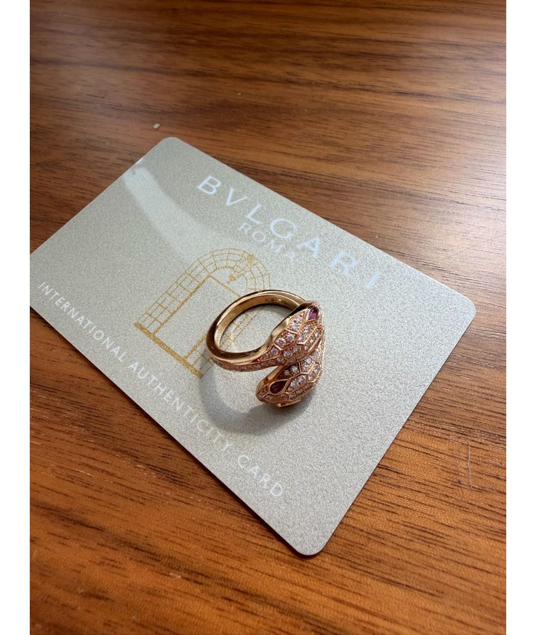 BVLGARI Золотое кольцо из розового золота, фото 2