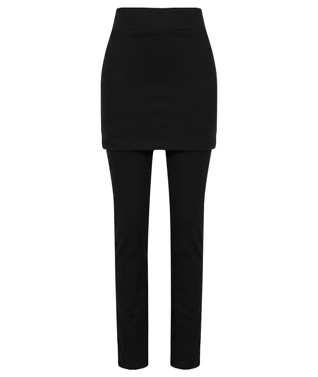 DOLCE&GABBANA Черные вискозные брюки узкие, фото 1