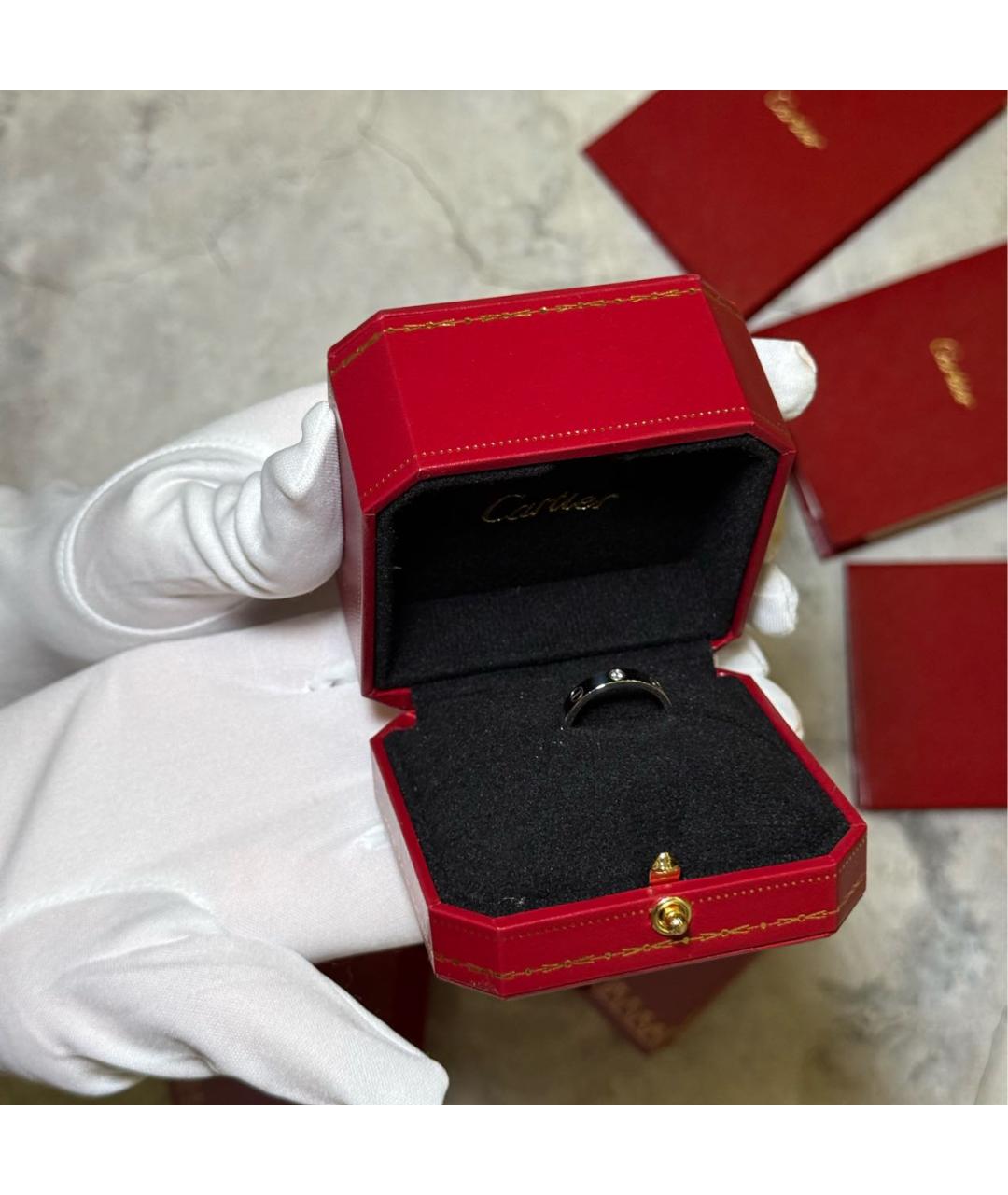 CARTIER Серебряное кольцо из белого золота, фото 4