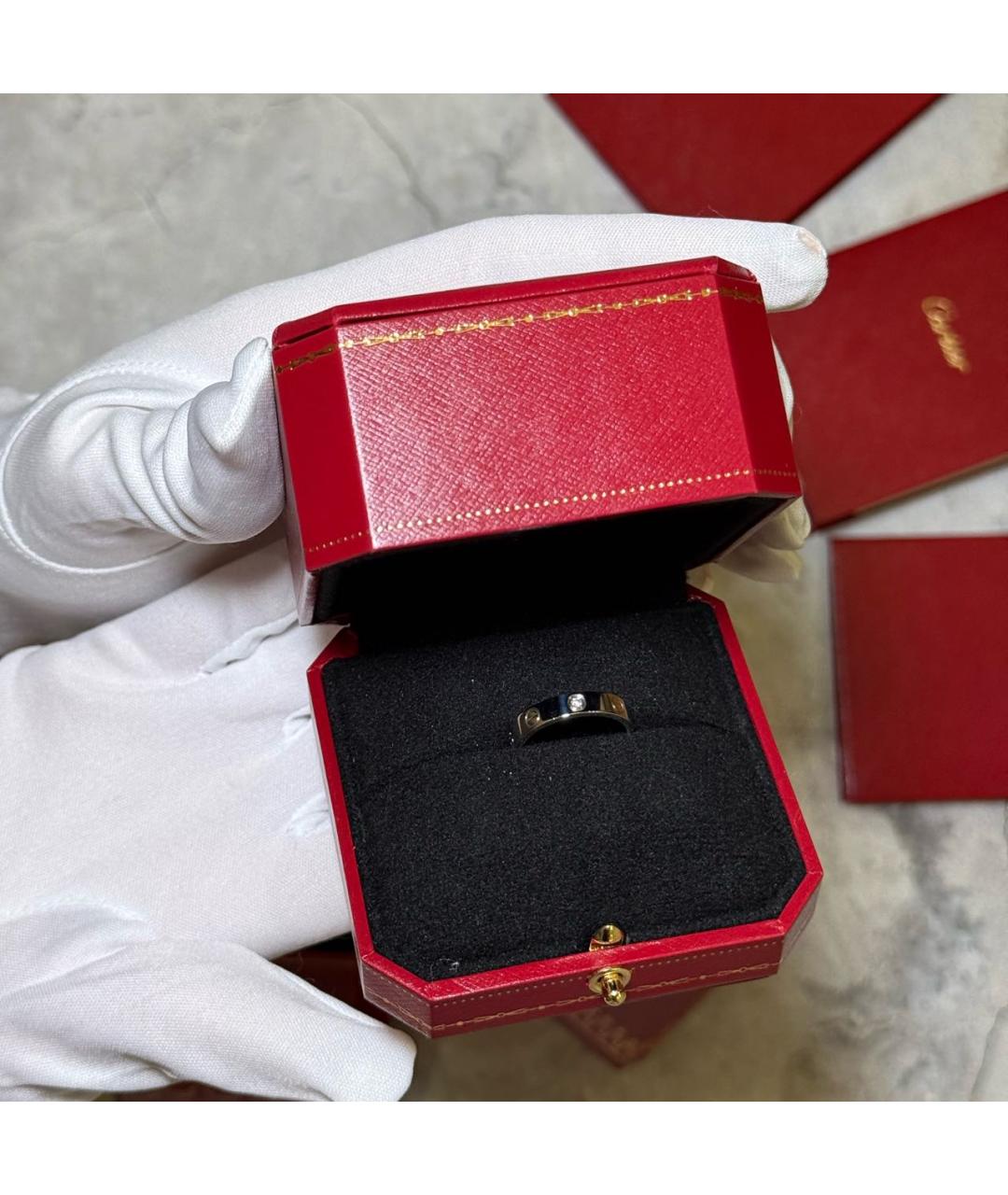 CARTIER Серебряное кольцо из белого золота, фото 3