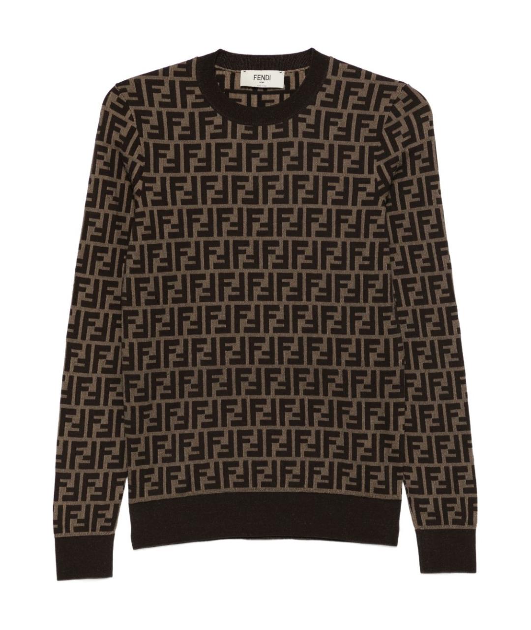 FENDI Мульти хлопковый джемпер / свитер, фото 1