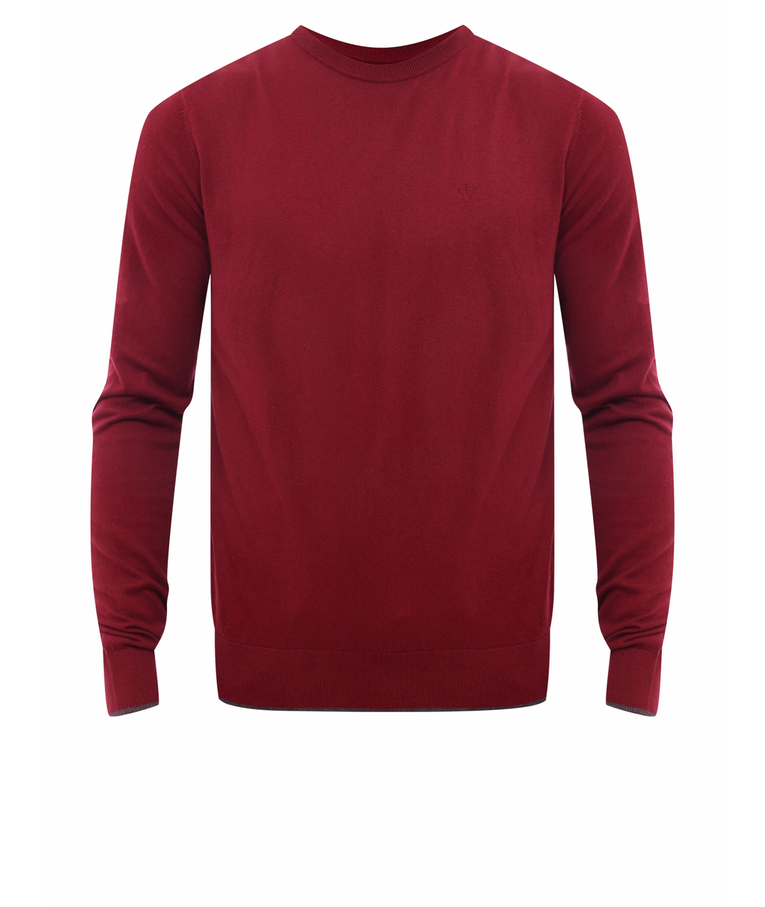 ARMANI EXCHANGE Бордовый хлопковый джемпер / свитер, фото 1