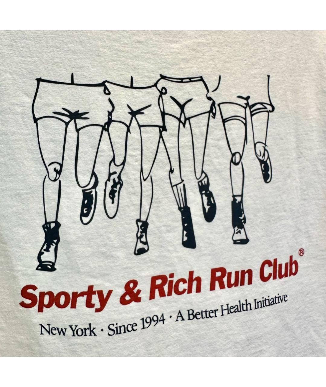 SPORTY AND RICH Белый хлопковый спортивные костюмы, фото 4
