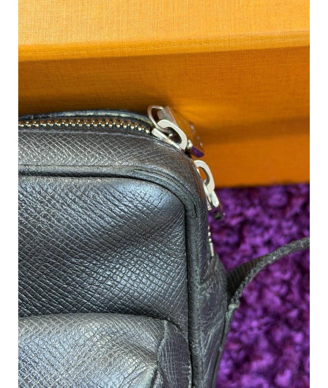 LOUIS VUITTON Черная сумка на плечо, фото 4