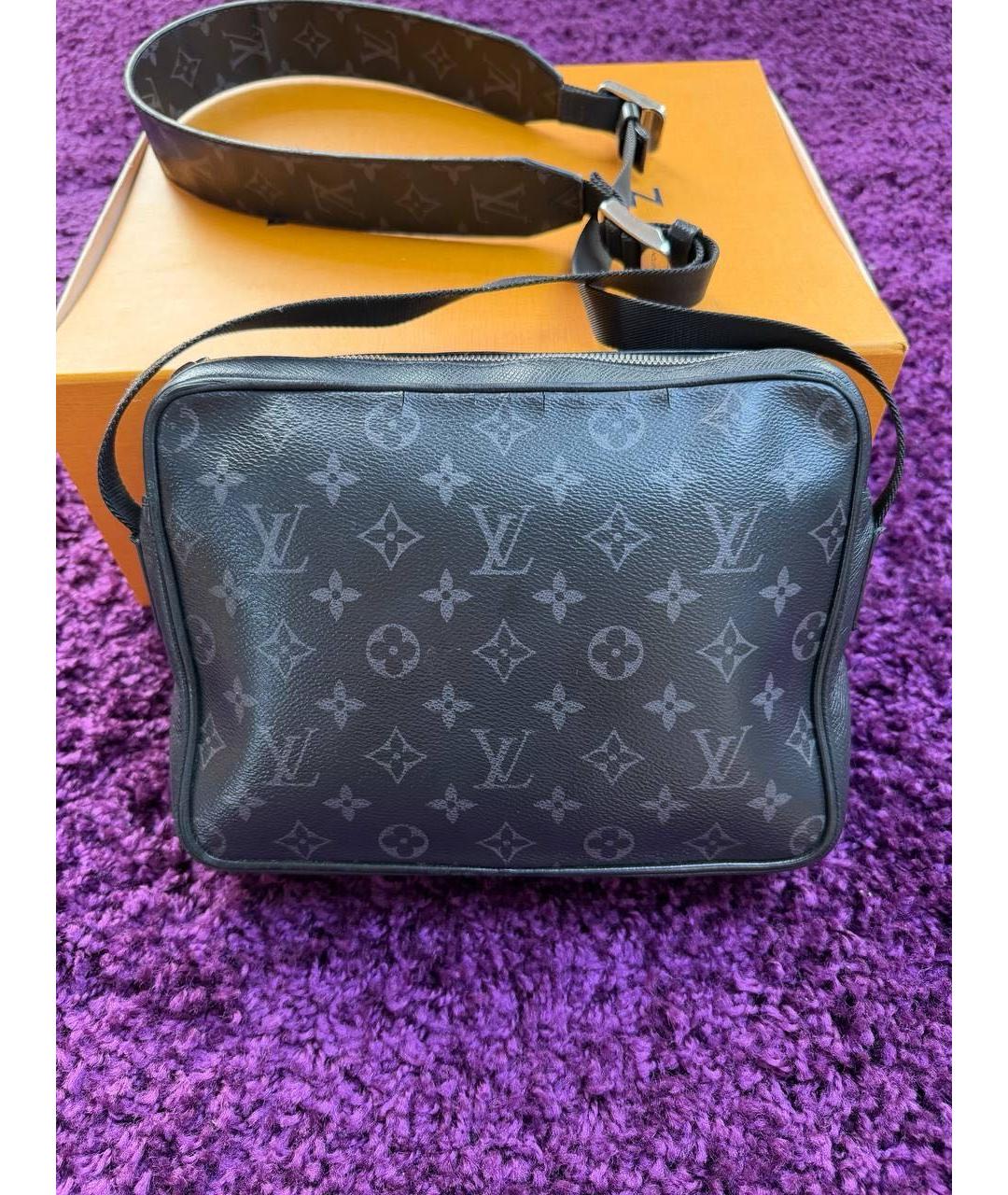 LOUIS VUITTON Черная сумка на плечо, фото 2