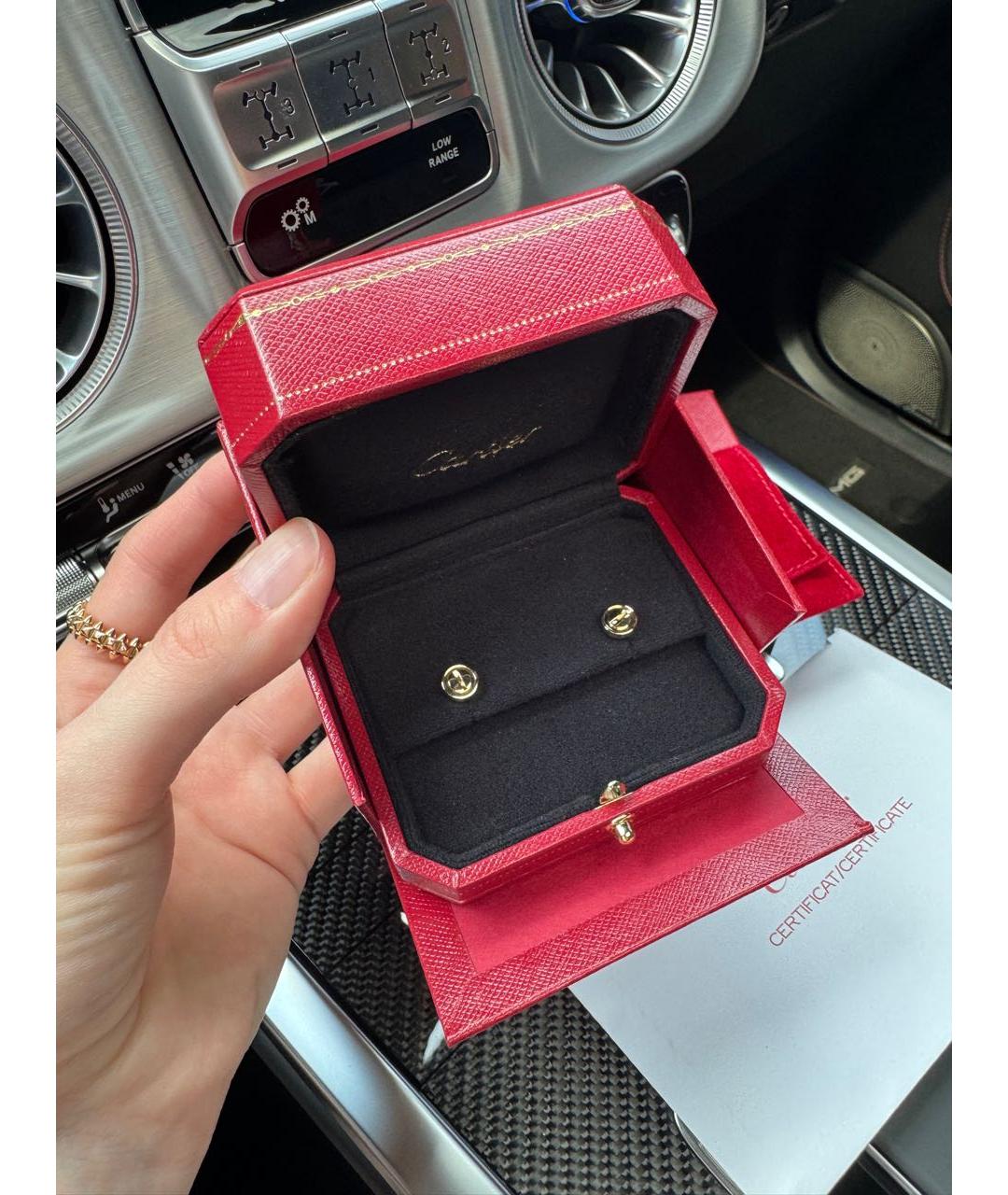 CARTIER Золотые серьги из желтого золота, фото 4