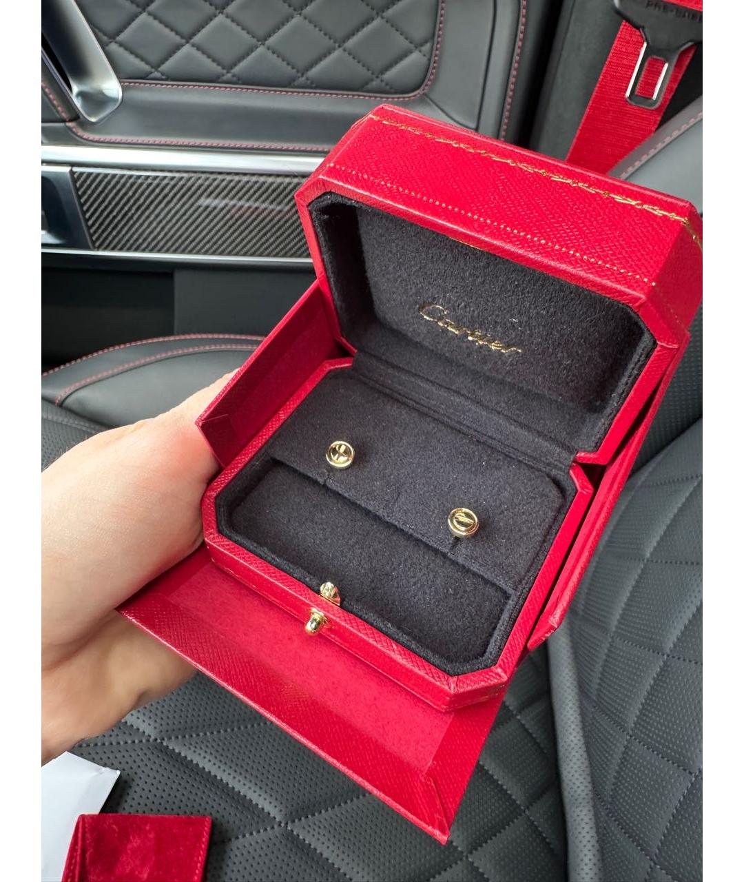 CARTIER Золотые серьги из желтого золота, фото 5