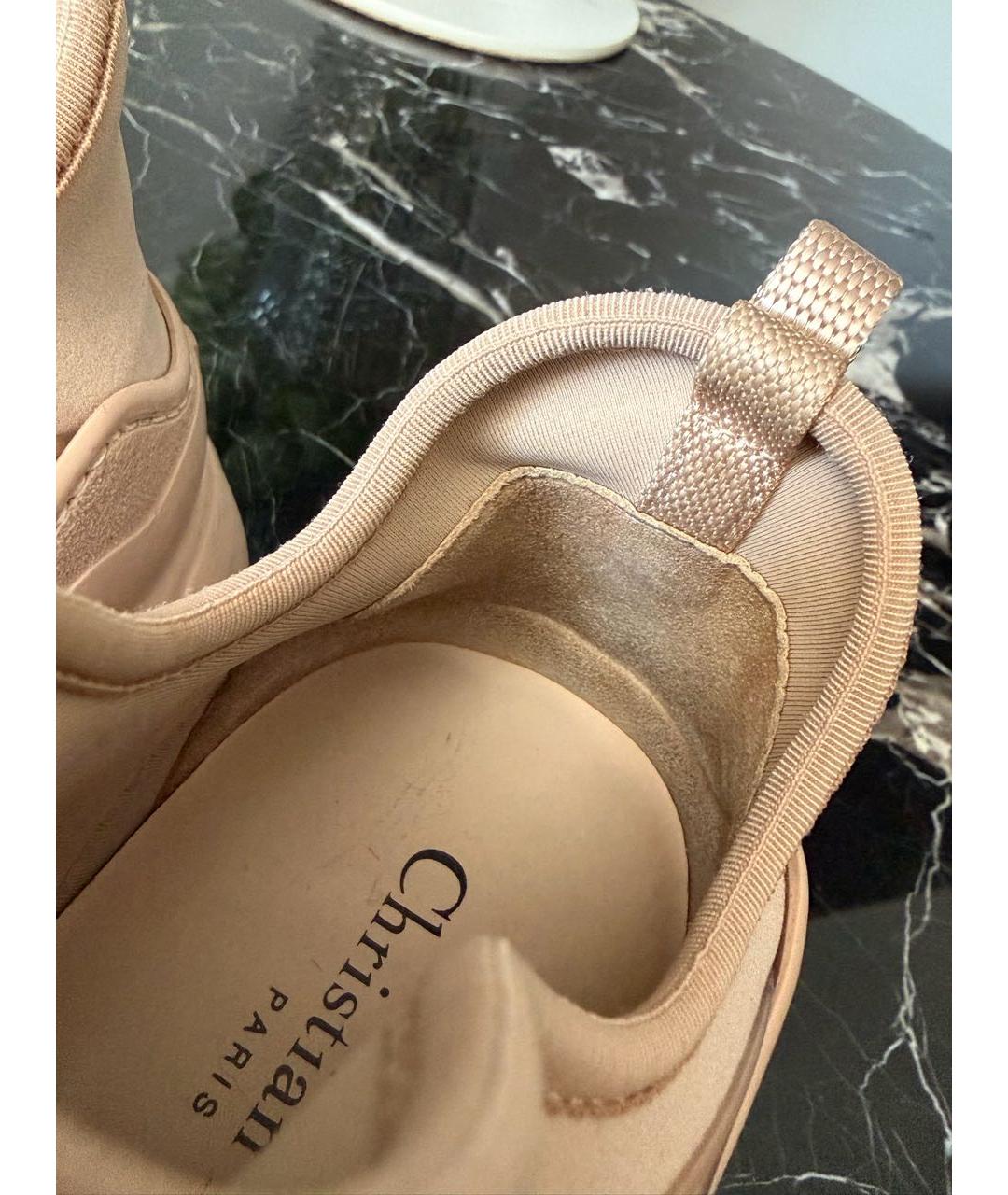 CHRISTIAN DIOR Бежевые кроссовки, фото 7