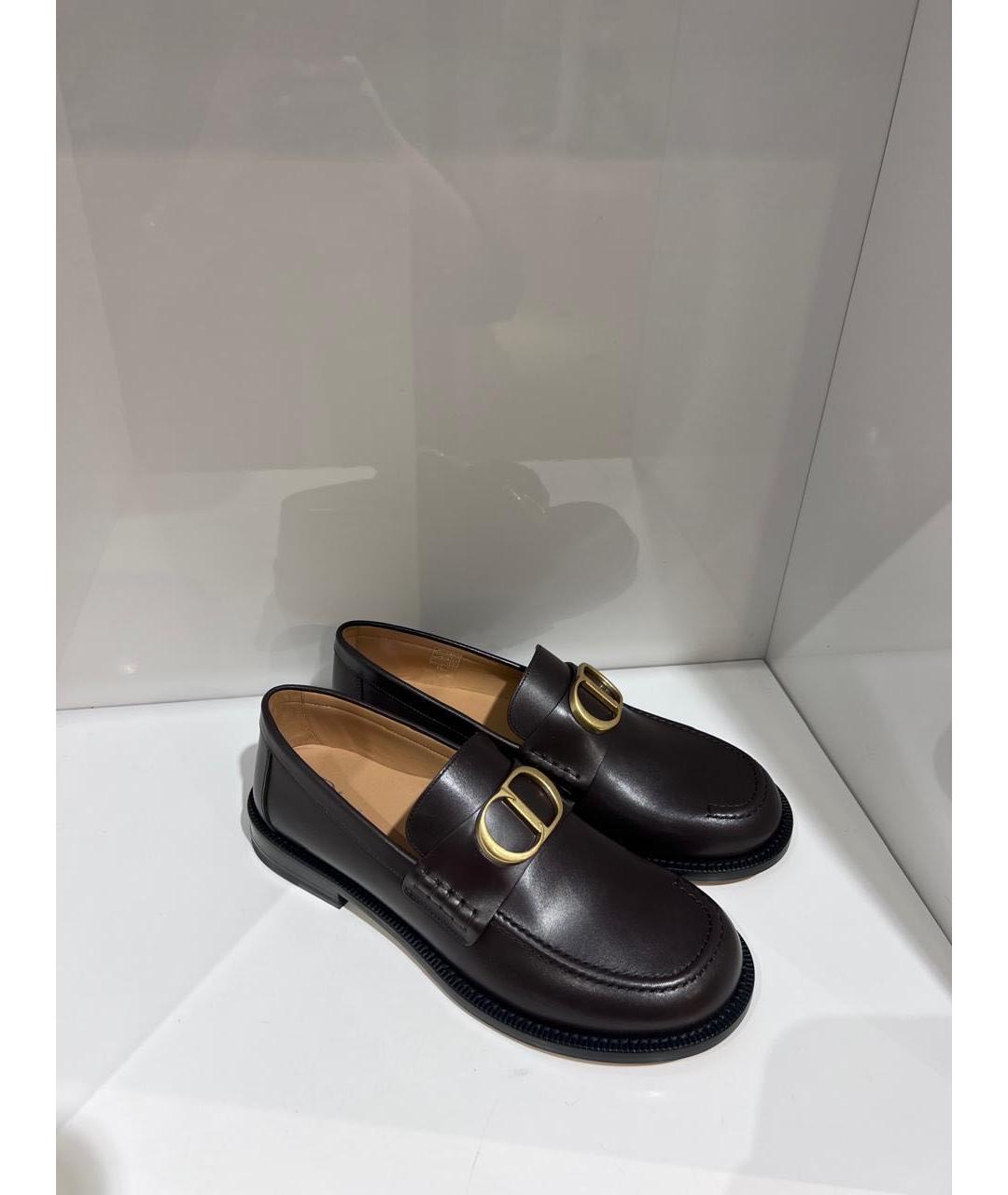 CHRISTIAN DIOR Кожаные лоферы, фото 1