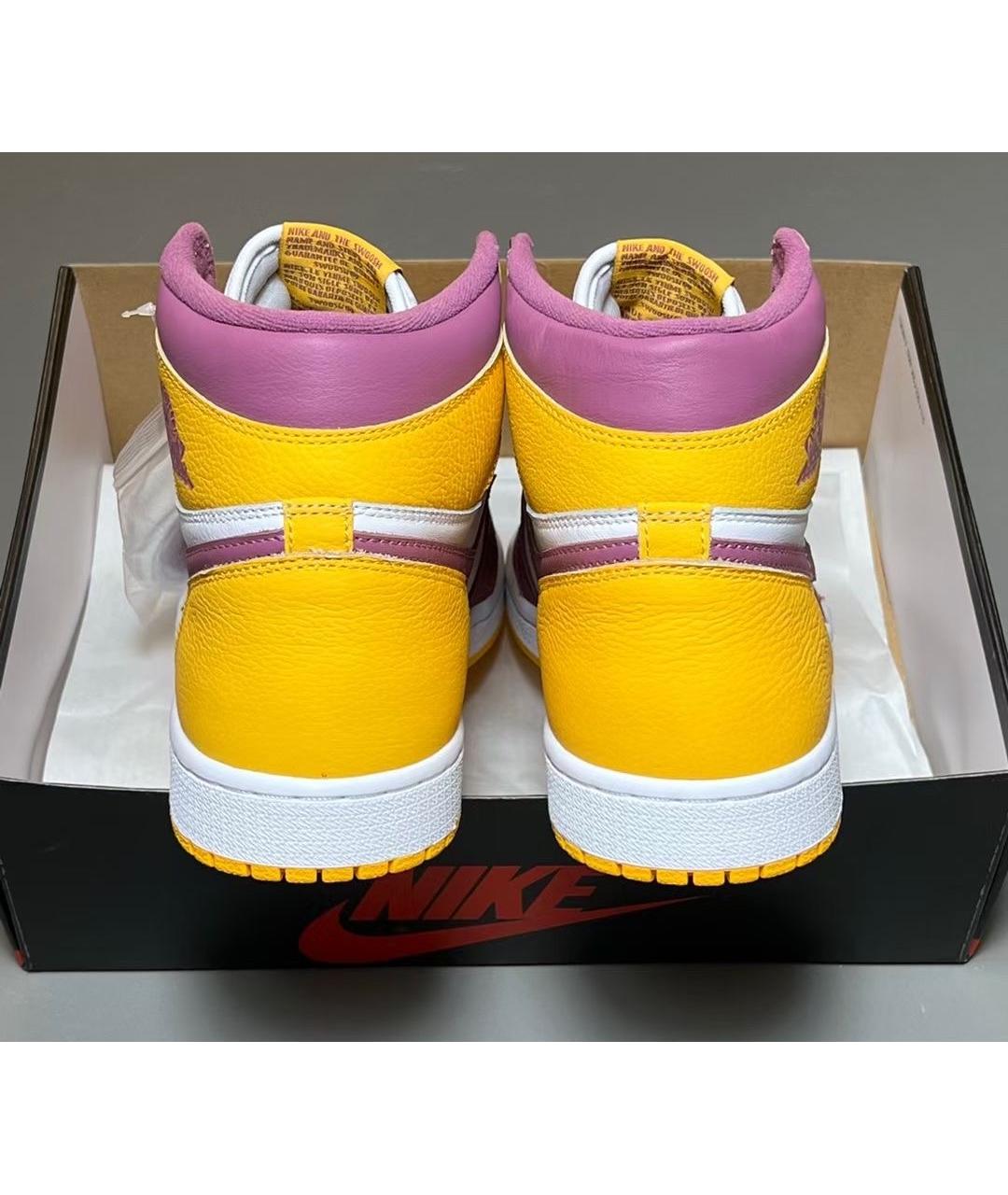NIKE Мульти кожаные высокие кроссовки / кеды, фото 3