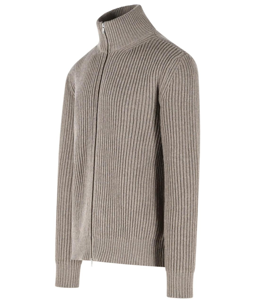 MM6 MAISON MARGIELA Бежевый шерстяной кардиган, фото 2
