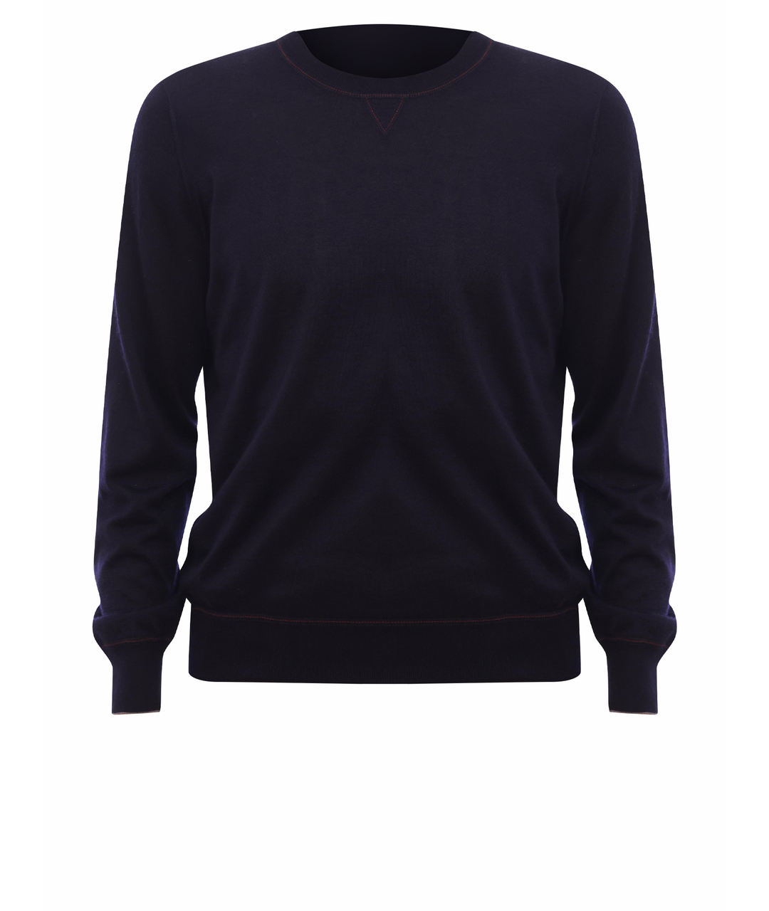 BRUNELLO CUCINELLI Темно-синий кашемировый джемпер / свитер, фото 1