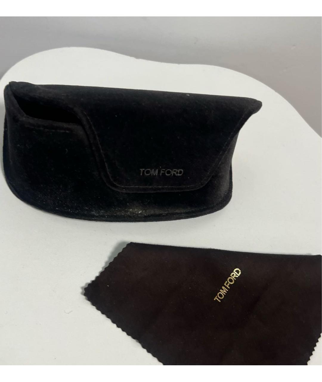TOM FORD Золотые металлические солнцезащитные очки, фото 5