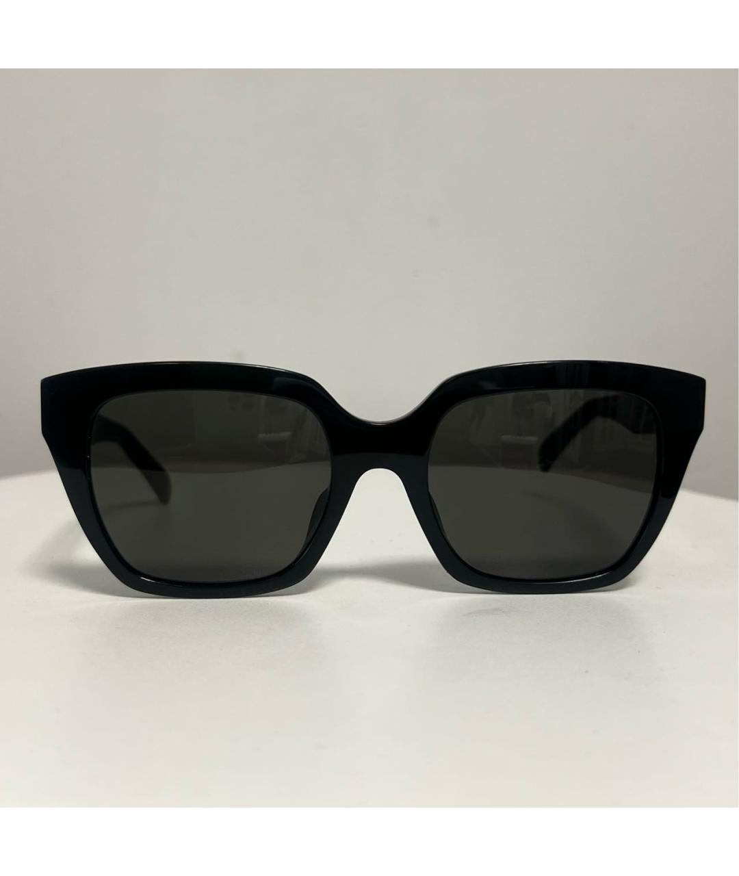 CELINE Черные пластиковые солнцезащитные очки, фото 3