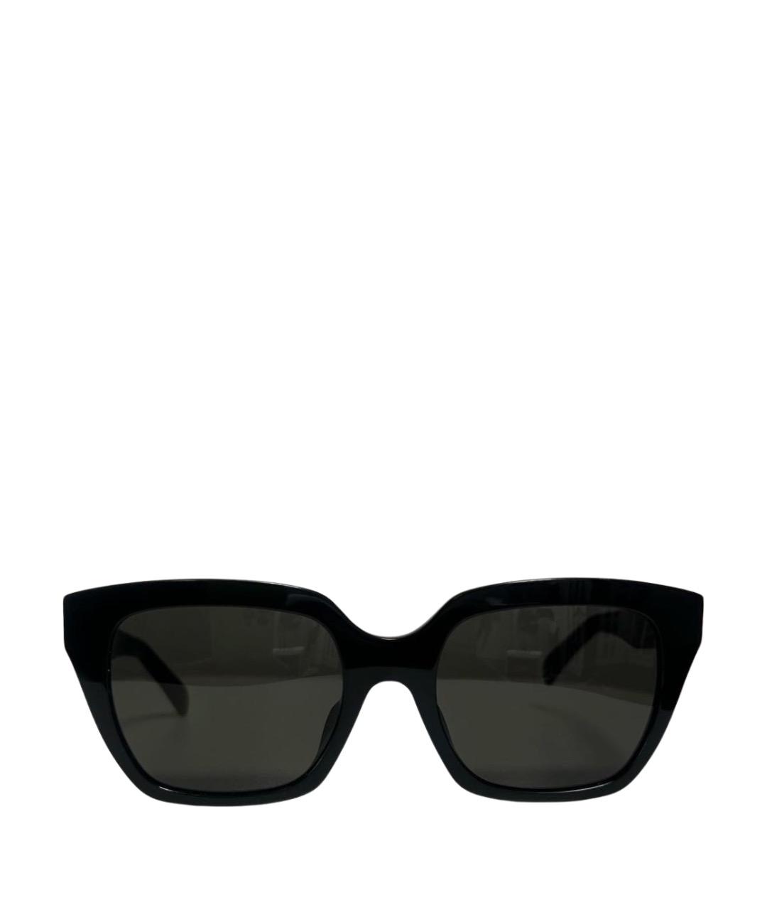 CELINE Черные пластиковые солнцезащитные очки, фото 1