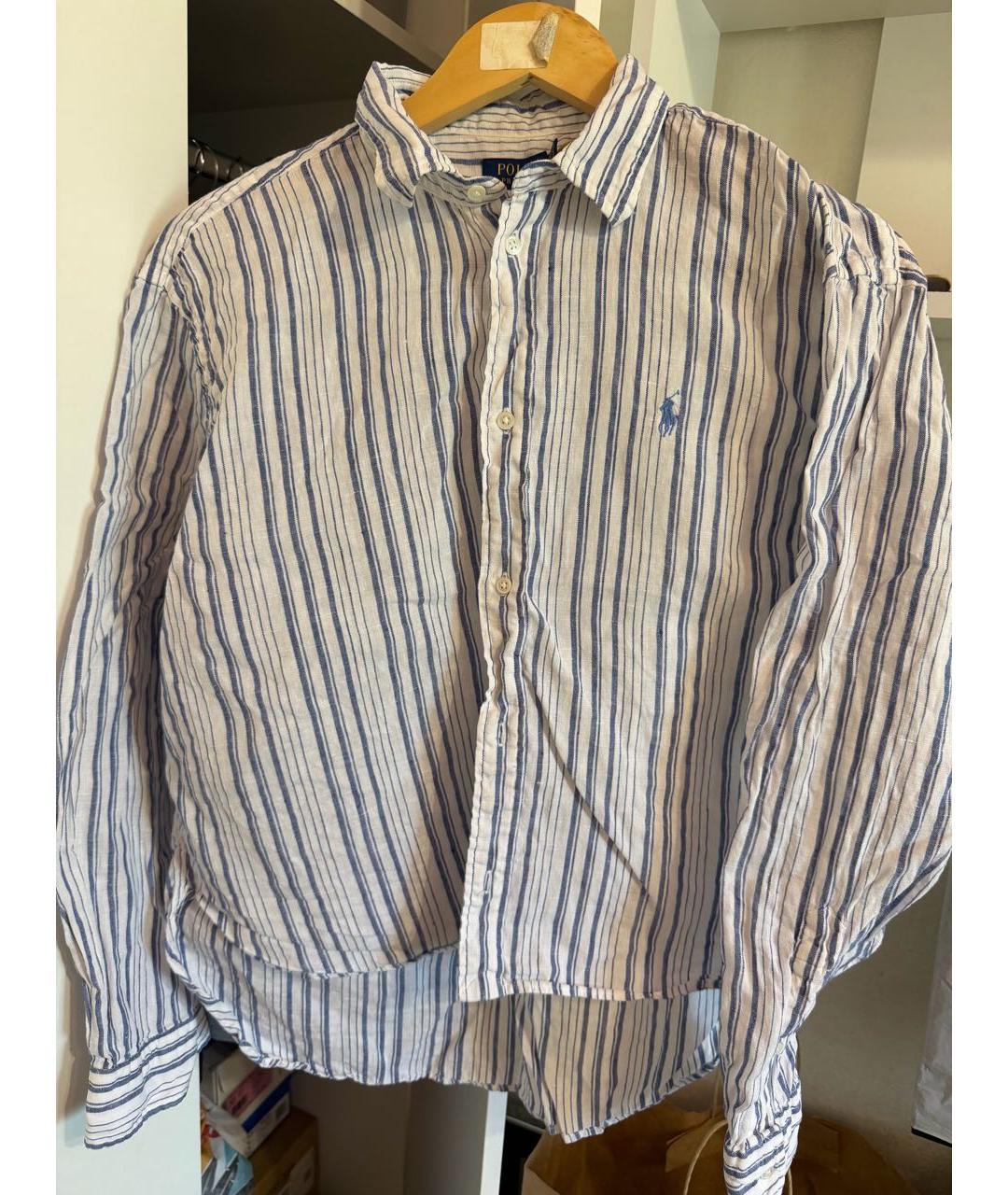 POLO RALPH LAUREN Мульти льняная рубашка, фото 5