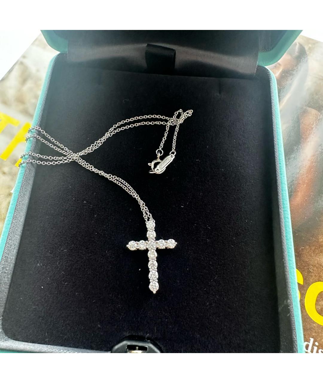 TIFFANY&CO Серебряная платиновая подвеска, фото 2