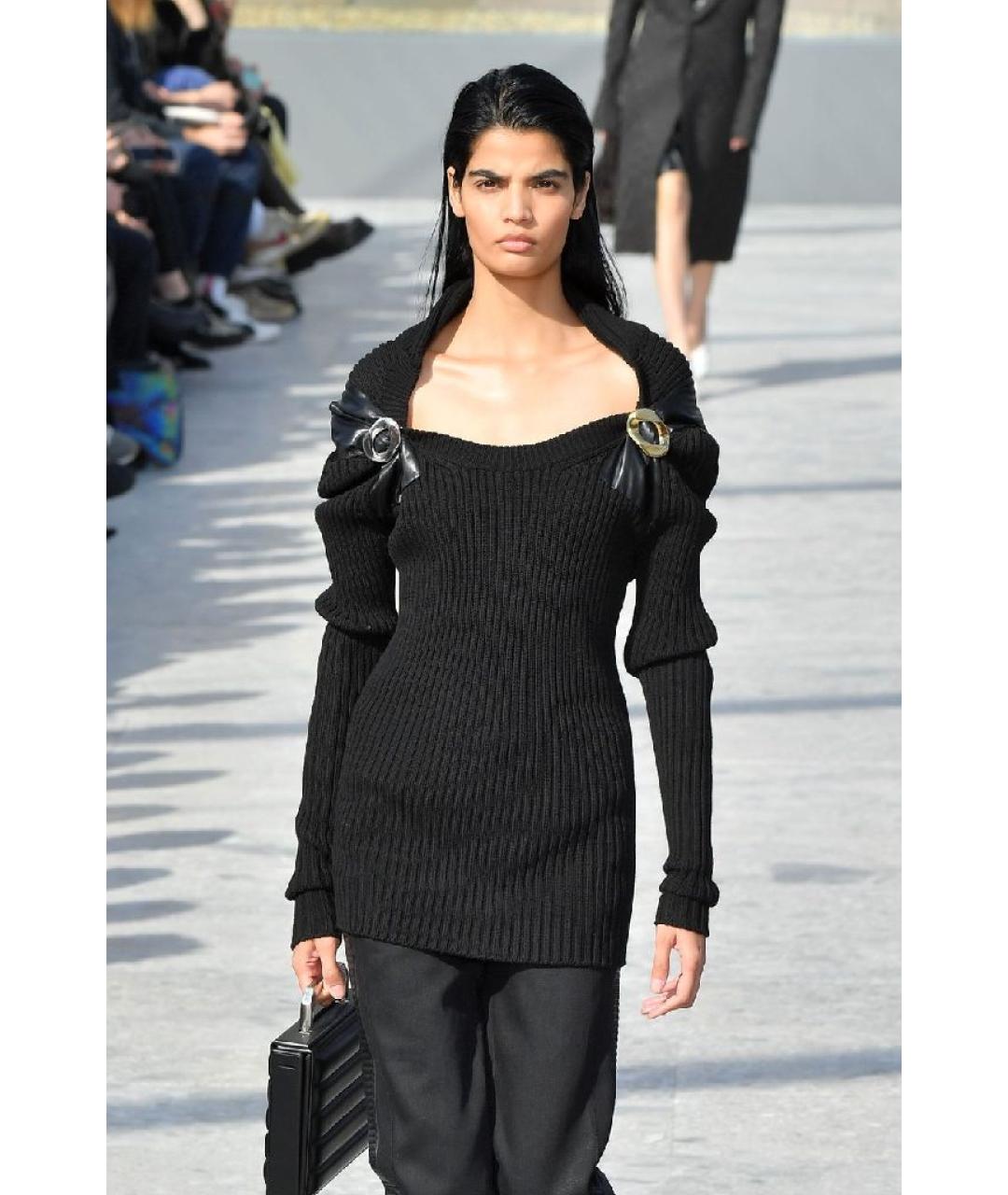 BOTTEGA VENETA Черный шерстяной джемпер / свитер, фото 3
