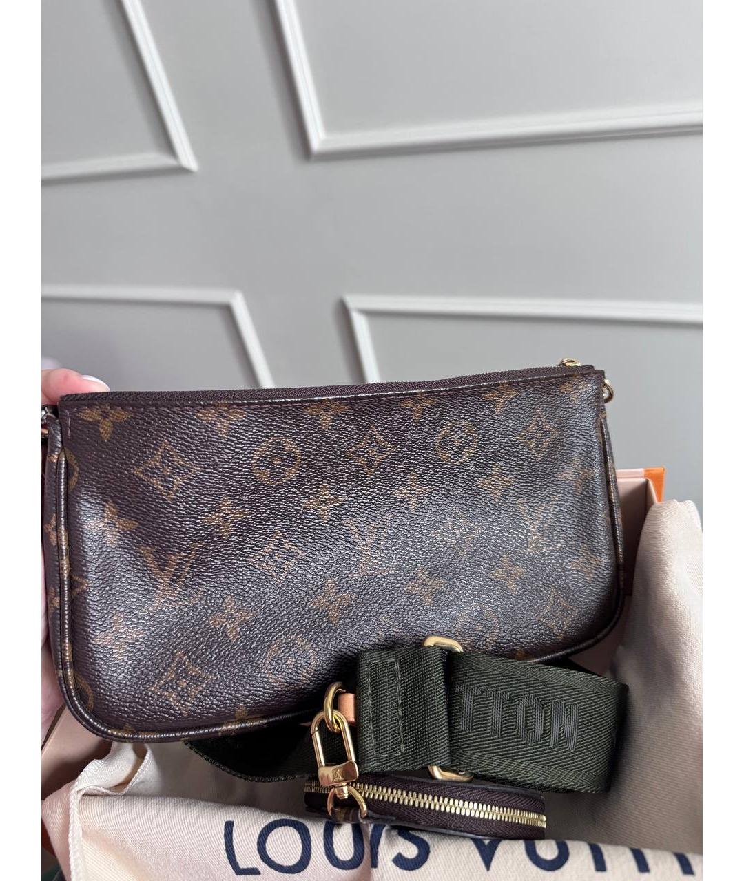 LOUIS VUITTON Коричневая сумка через плечо, фото 2