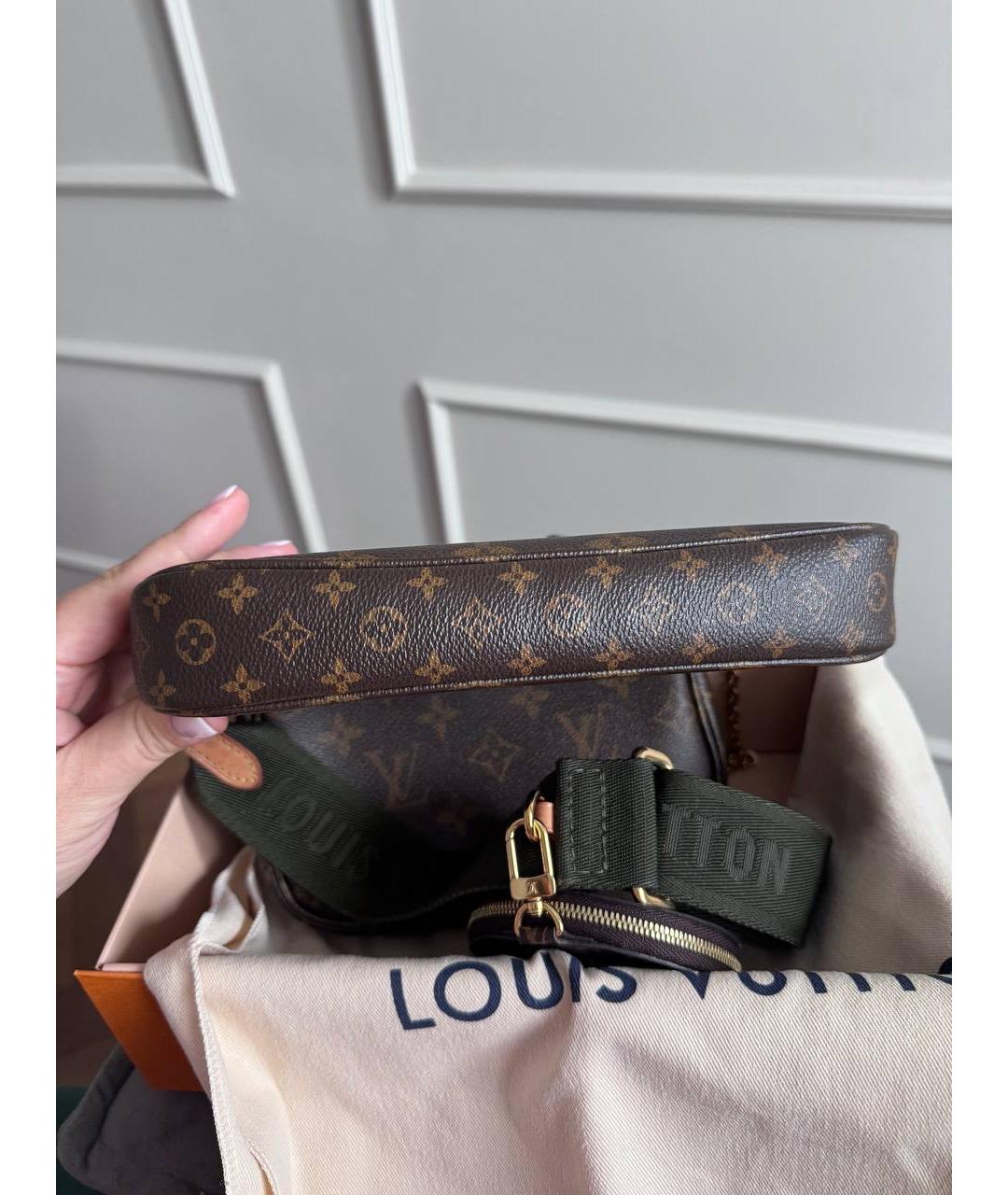 LOUIS VUITTON Коричневая сумка через плечо, фото 3