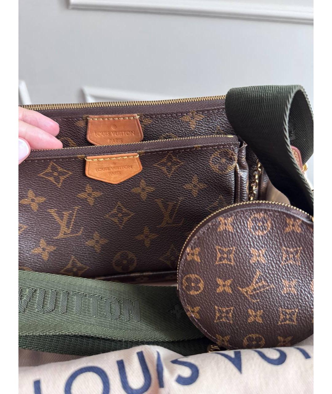 LOUIS VUITTON Коричневая сумка через плечо, фото 5