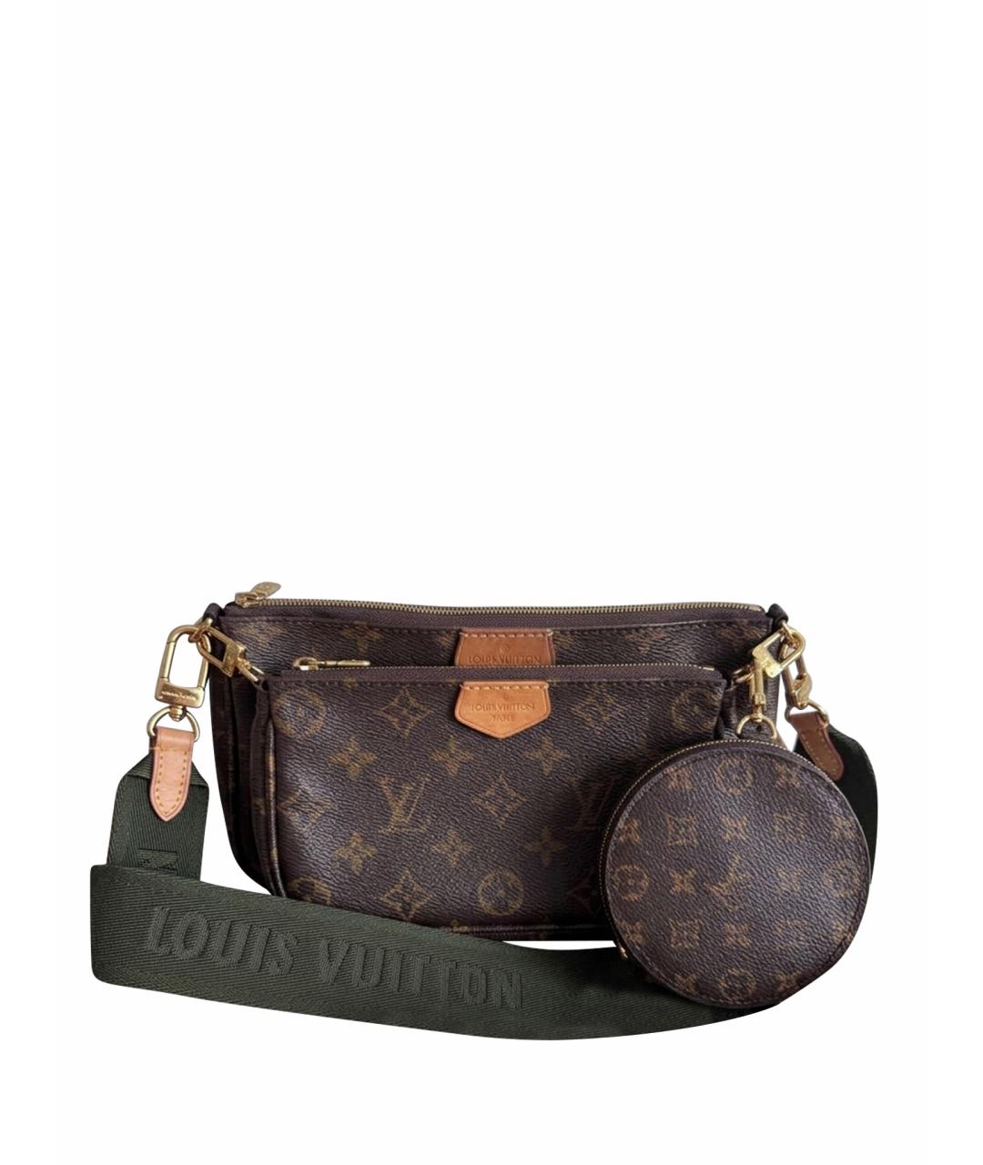 LOUIS VUITTON Коричневая сумка через плечо, фото 1