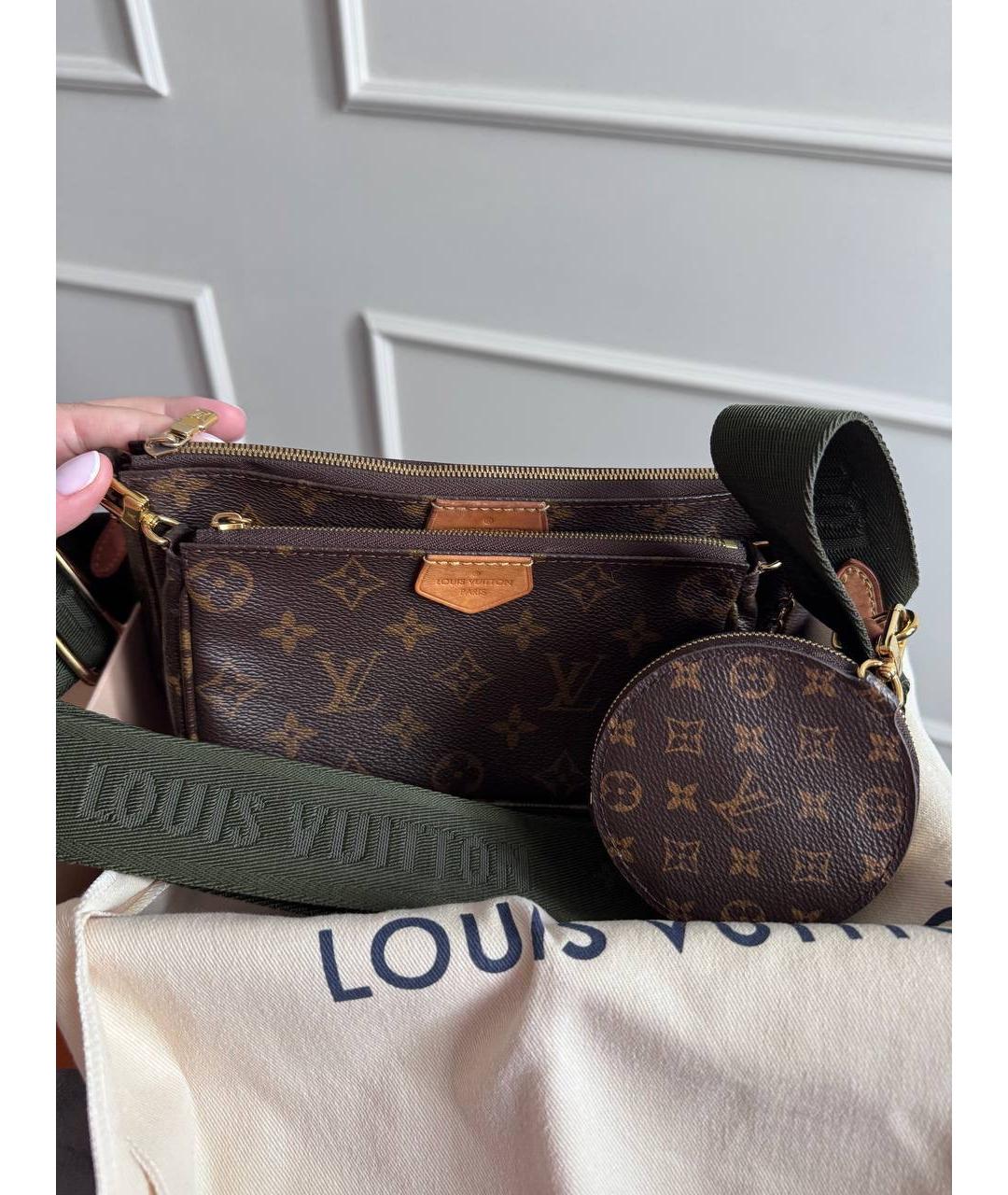 LOUIS VUITTON Коричневая сумка через плечо, фото 7