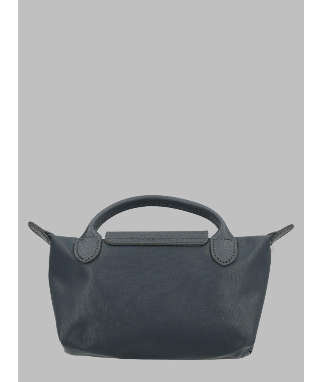LONGCHAMP Серая синтетическая сумка тоут, фото 2