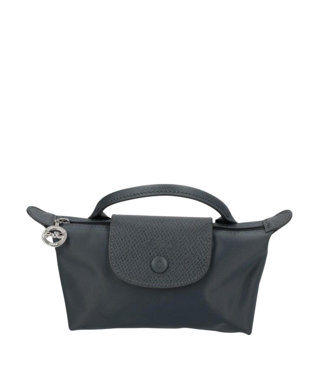 LONGCHAMP Серая синтетическая сумка тоут, фото 1