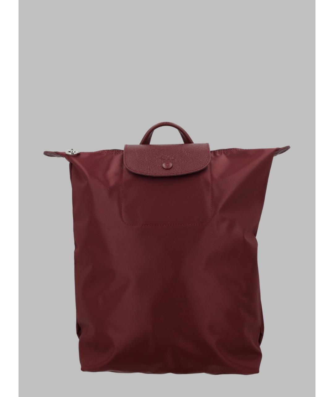 LONGCHAMP Бордовый синтетический рюкзак, фото 3