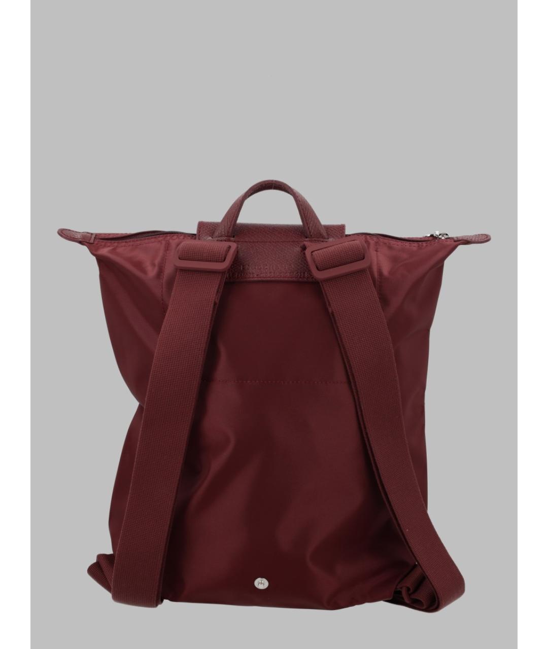 LONGCHAMP Бордовый синтетический рюкзак, фото 2