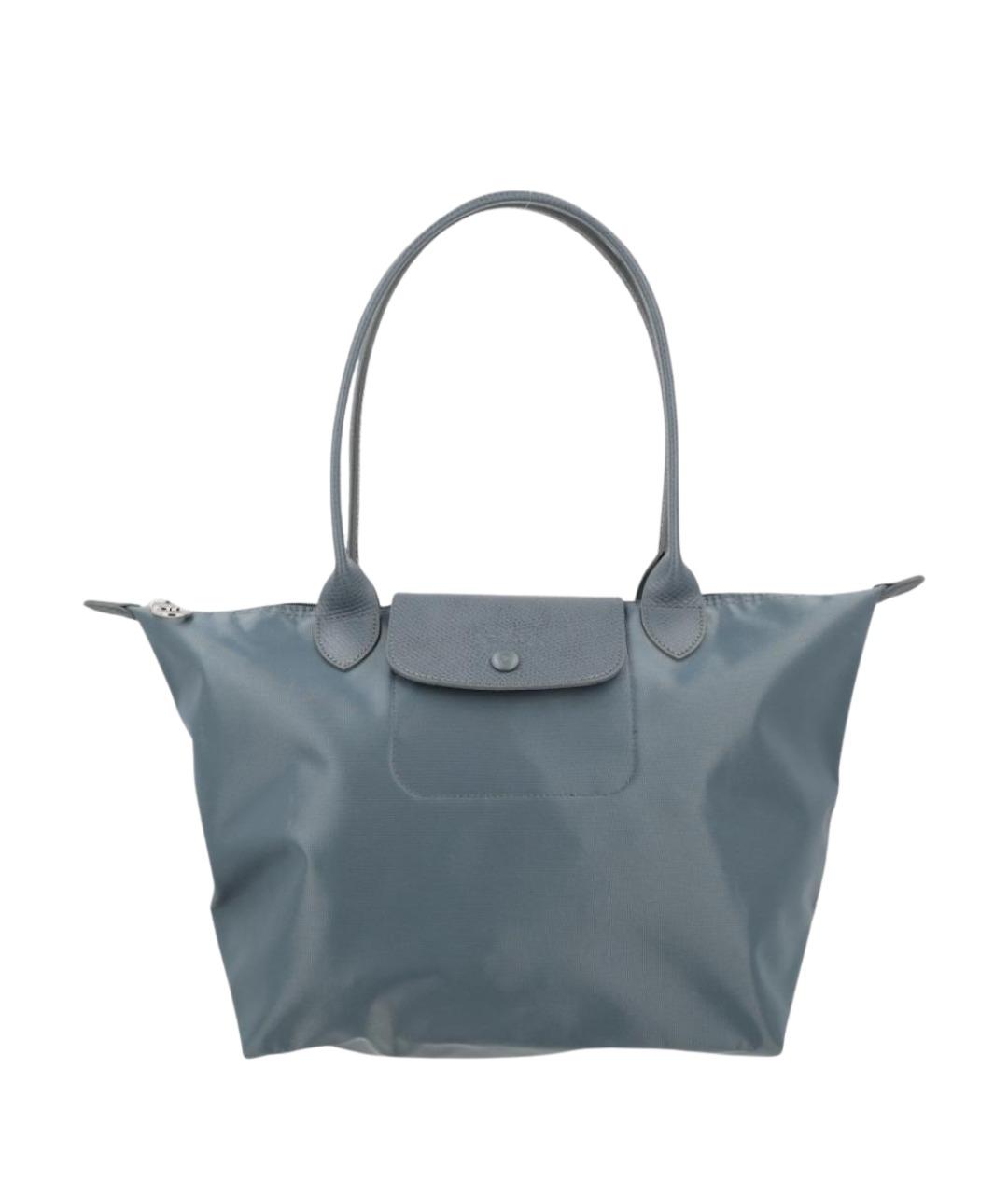 LONGCHAMP Голубая синтетическая сумка через плечо, фото 1