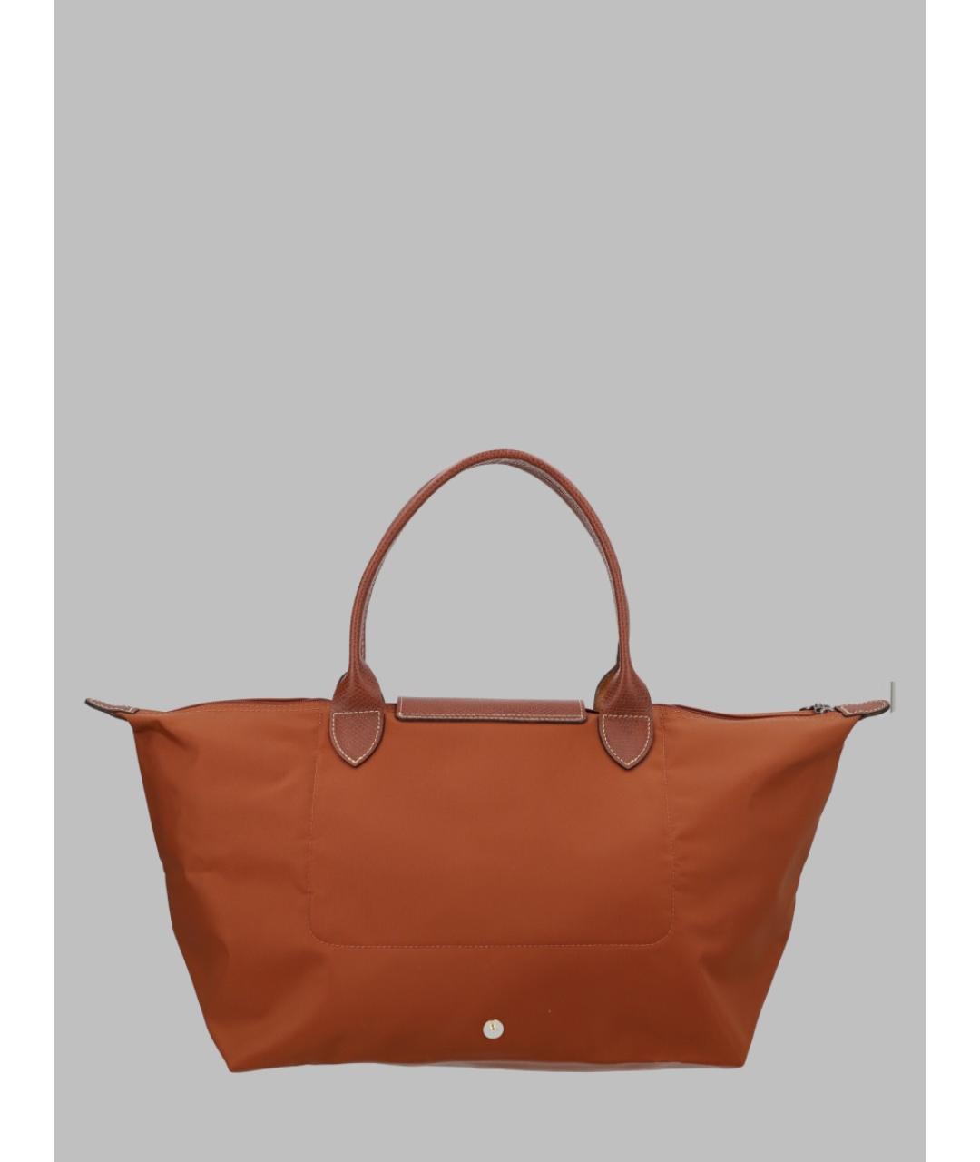 LONGCHAMP Коричневая синтетическая сумка тоут, фото 2