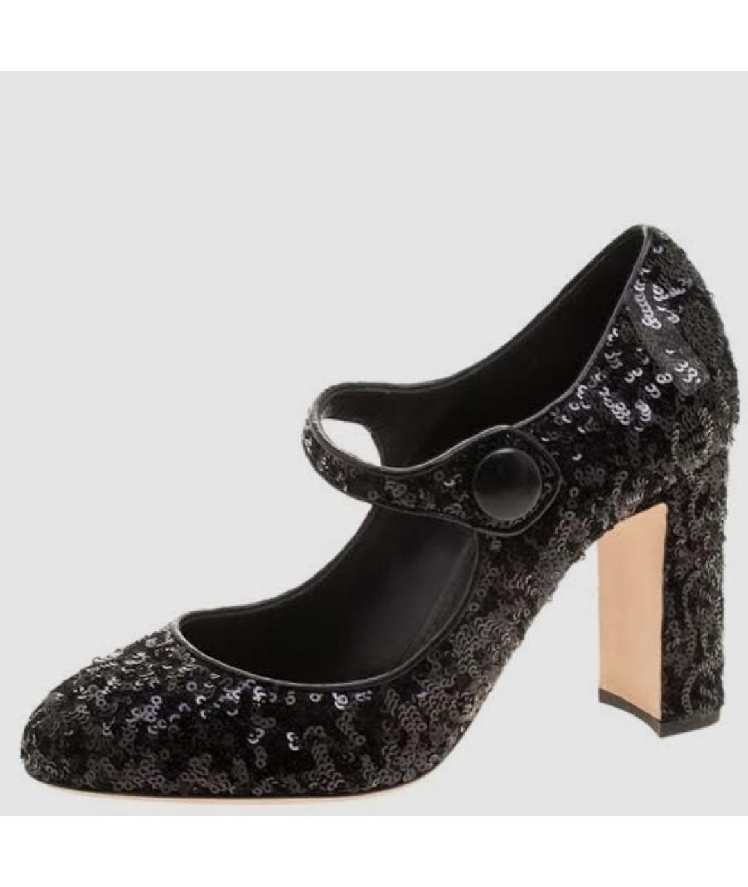 DOLCE&GABBANA Черные туфли, фото 9