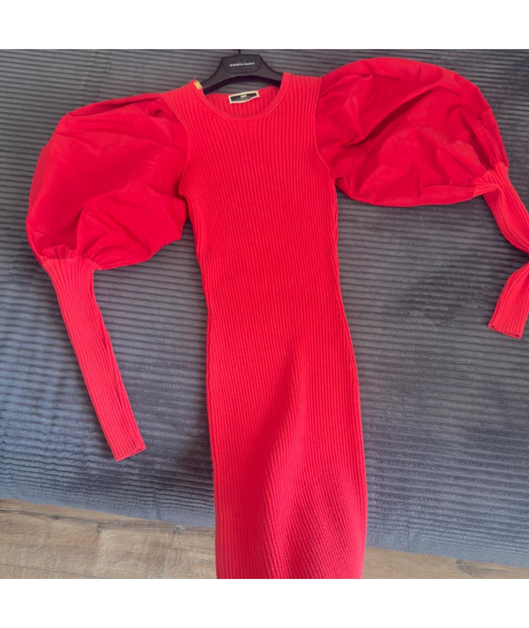 ELISABETTA FRANCHI Красное платье, фото 6