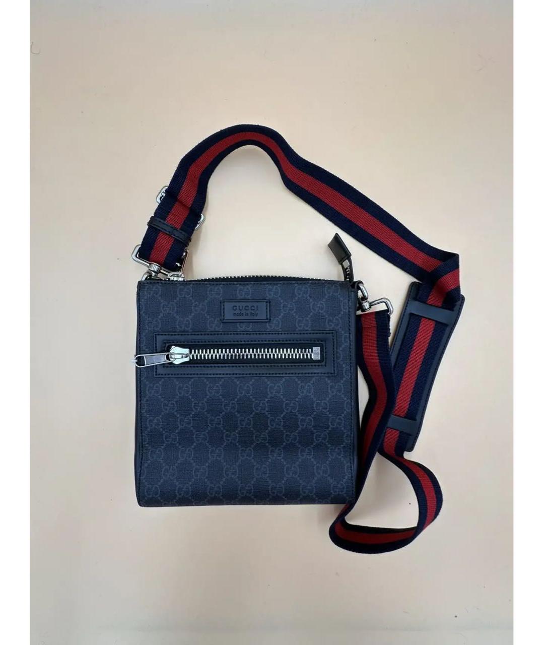 GUCCI Антрацитовая сумка на плечо, фото 9